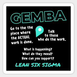 GEMBA - where the actual work is done Magnet